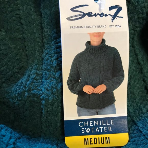 NWT Seven7 Chenille Turtleneck Sweater - Picture 3 of 3